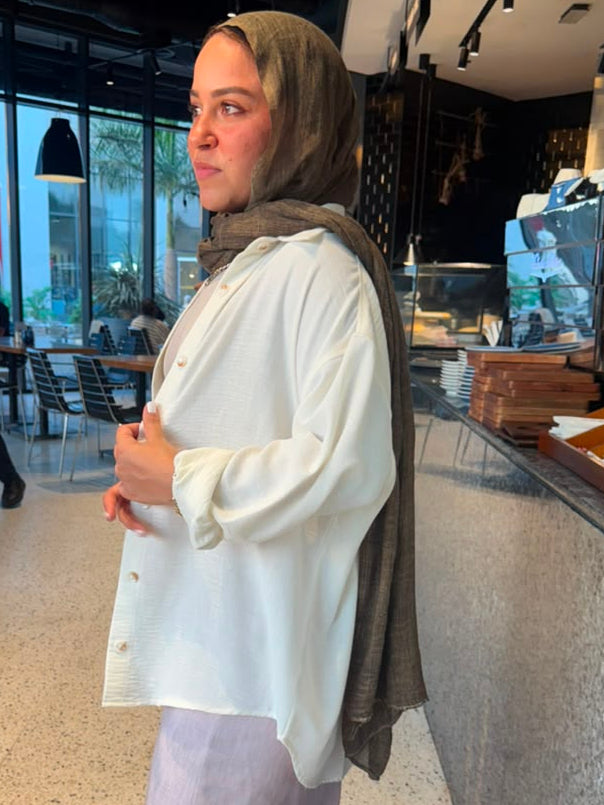 Oversized Linen Shirt