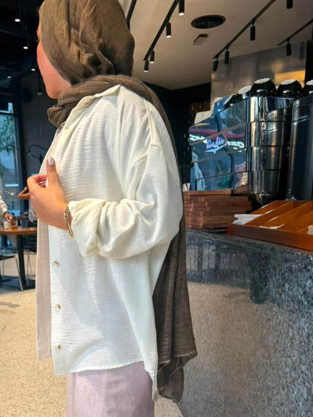 Oversized Linen Shirt