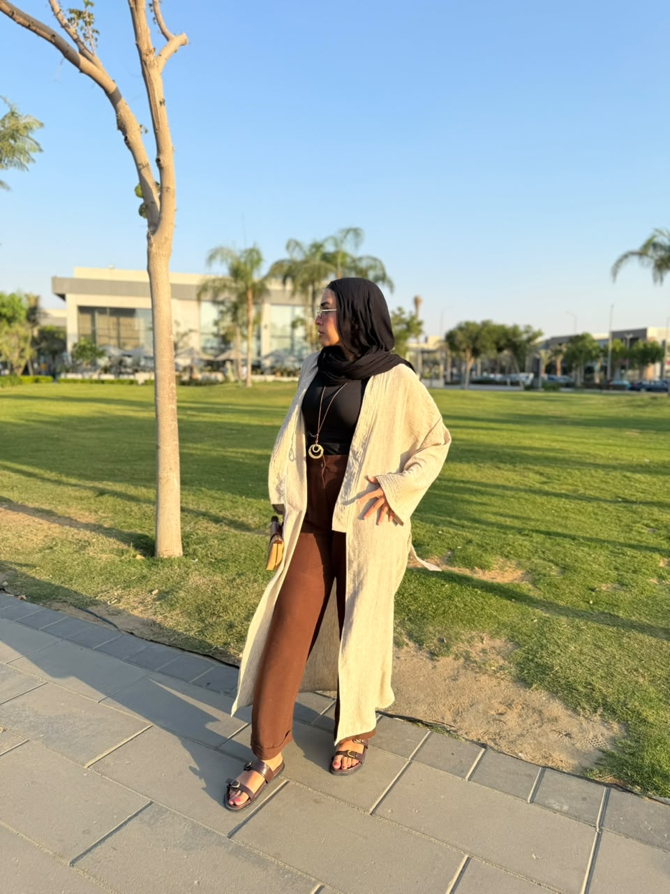 Ramla Linen Trench Coat