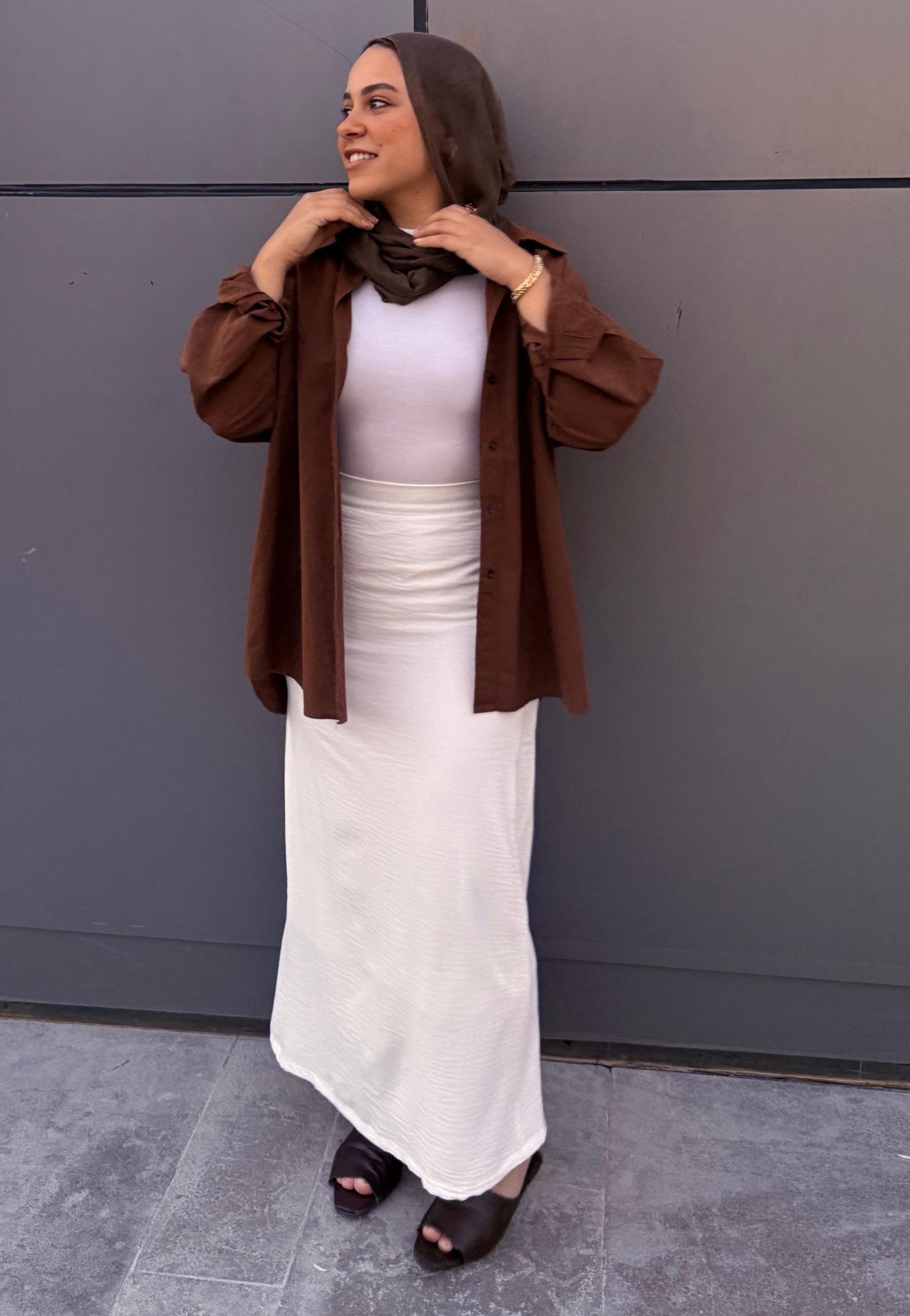 Zohra Linen Skirt
